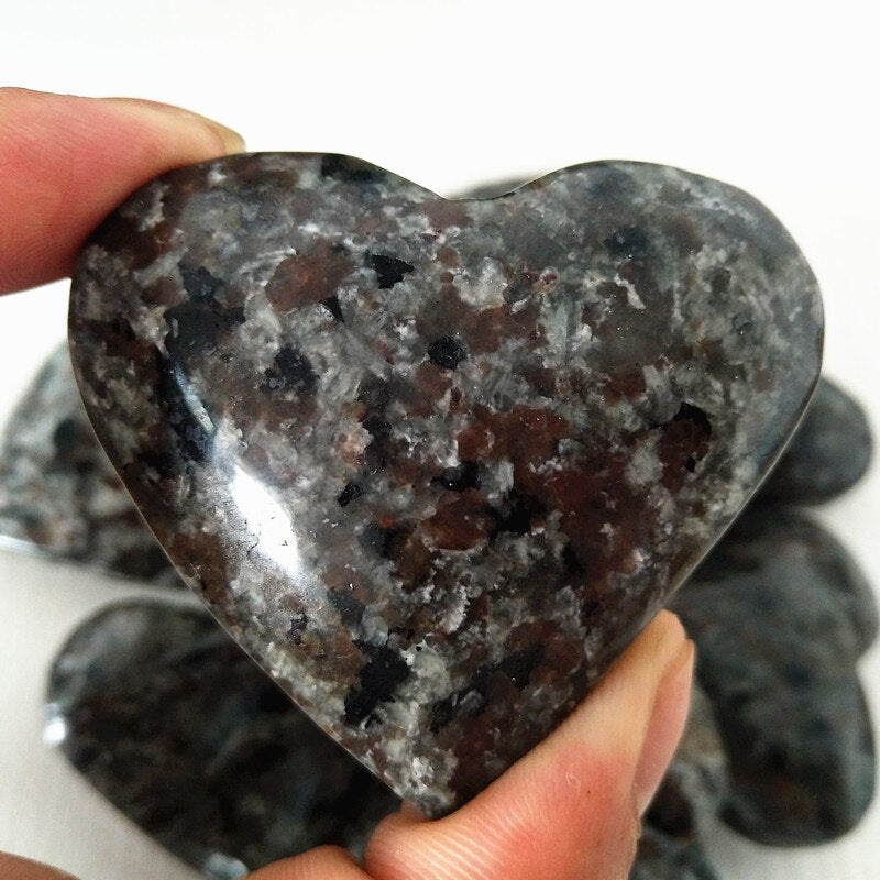Yooperlite Crystal Heart Love Powerful Chakra Energy