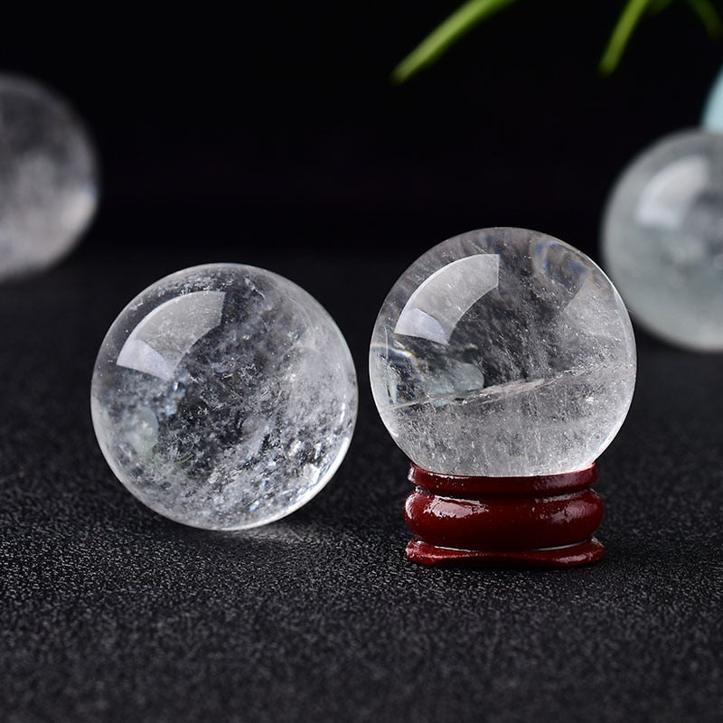 Natural Crystal Ball Clear Quartz Energy Healing Stone