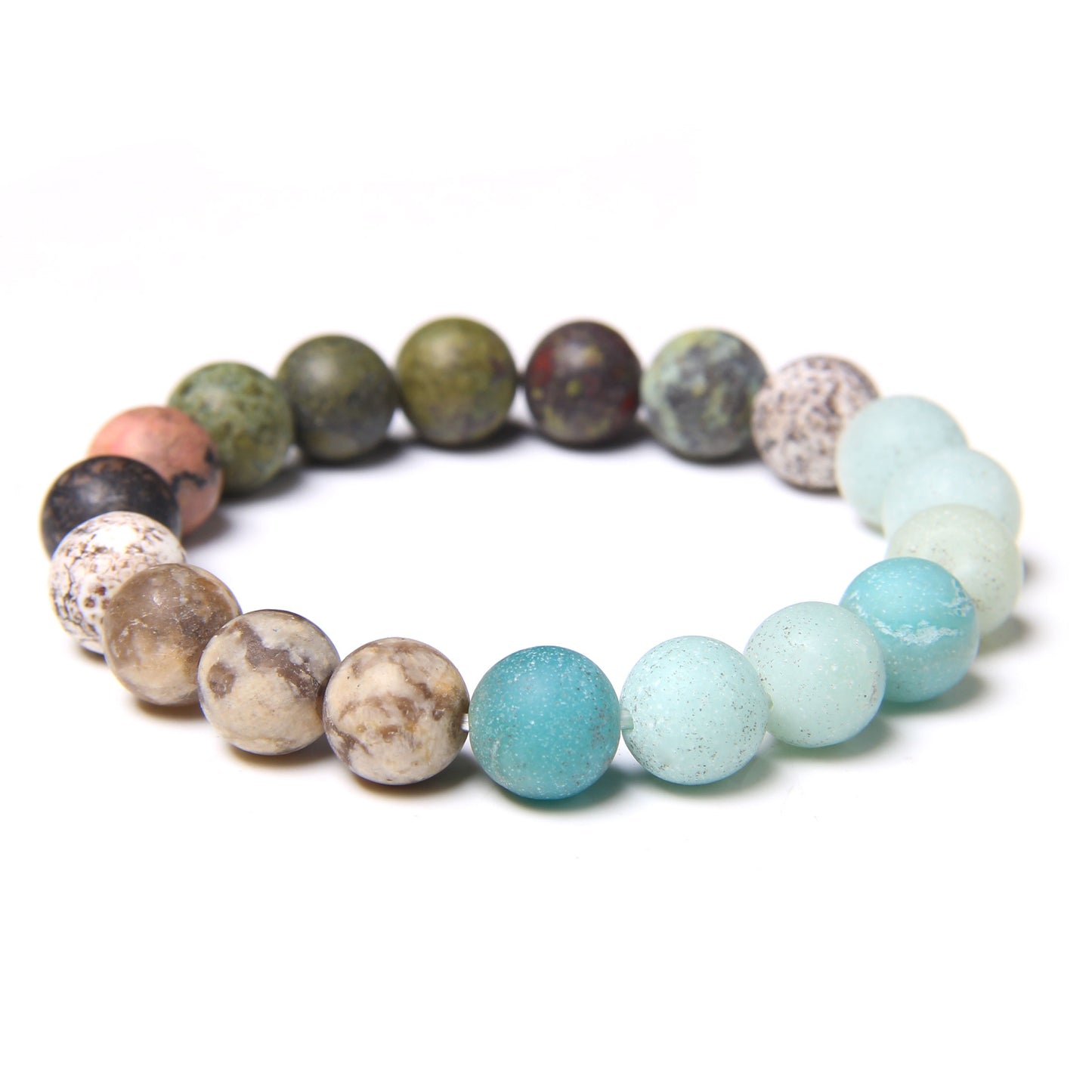 Universe Eight Planets Bracelet Men Natural Stone