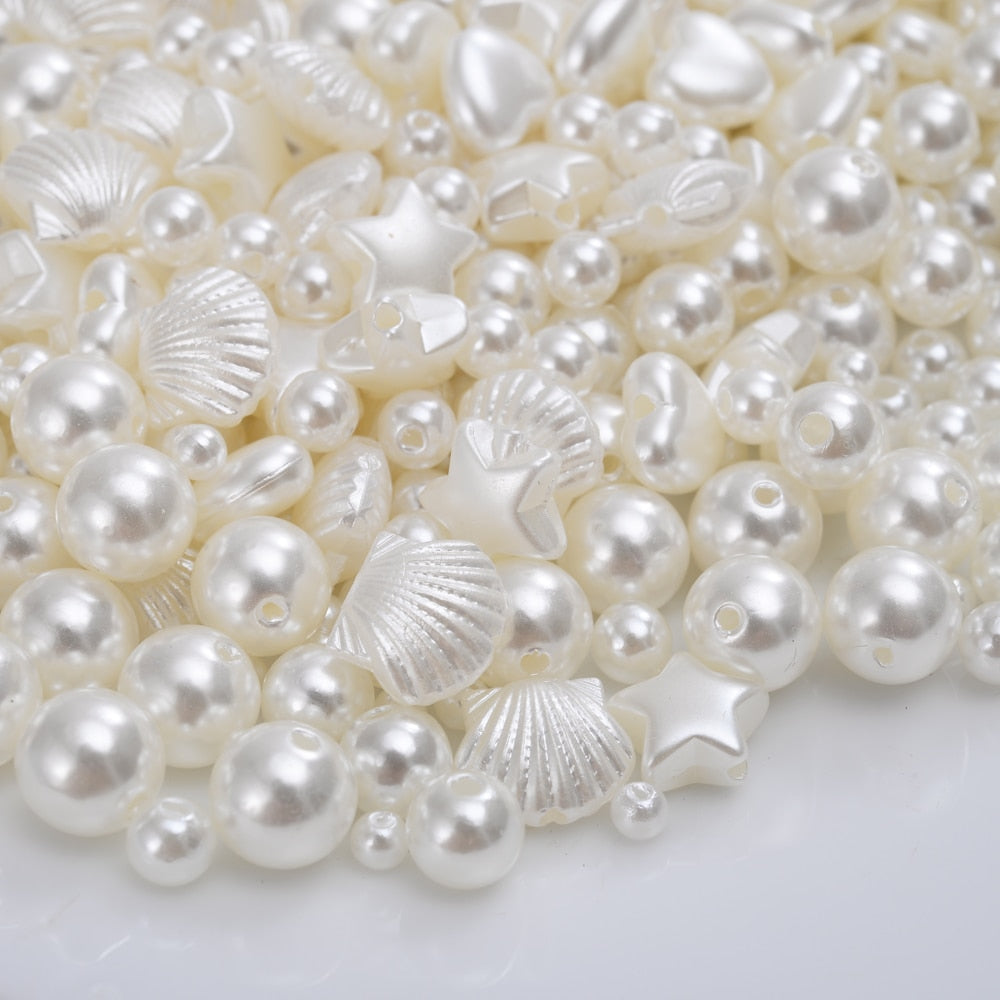 Pearl Beads Shells Star Heart Shape Beads