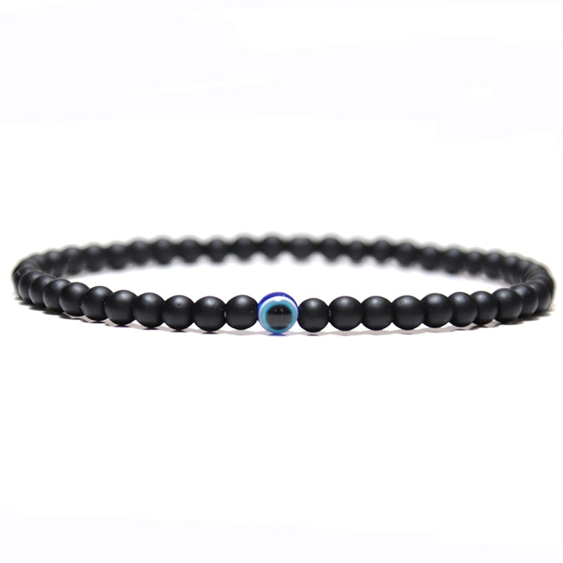 Minimalist Evil Eye Bracelet Men Female Charm