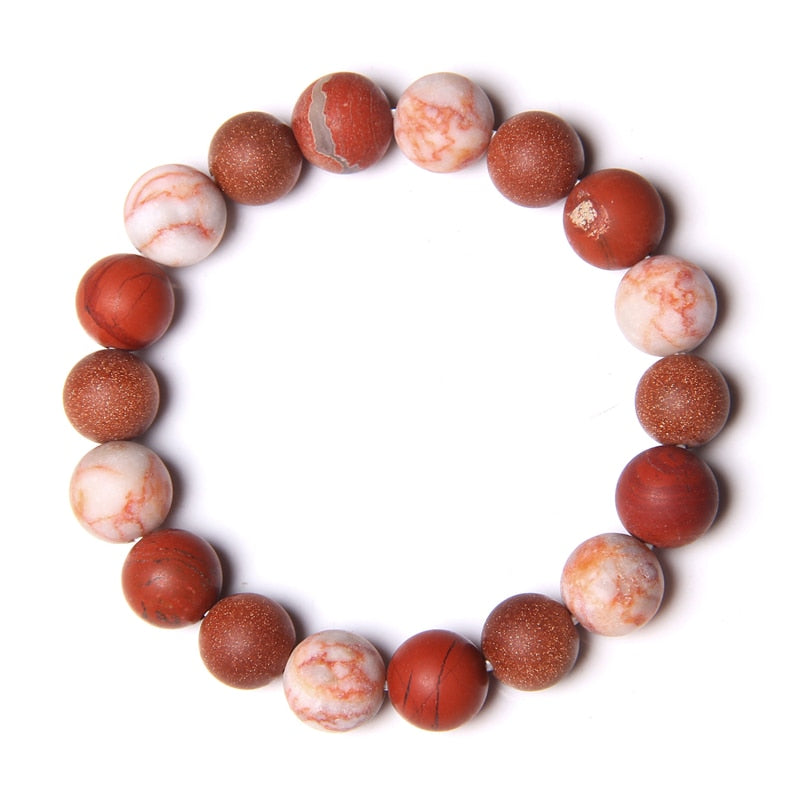 Universe Eight Planets Bracelet Men Natural Stone