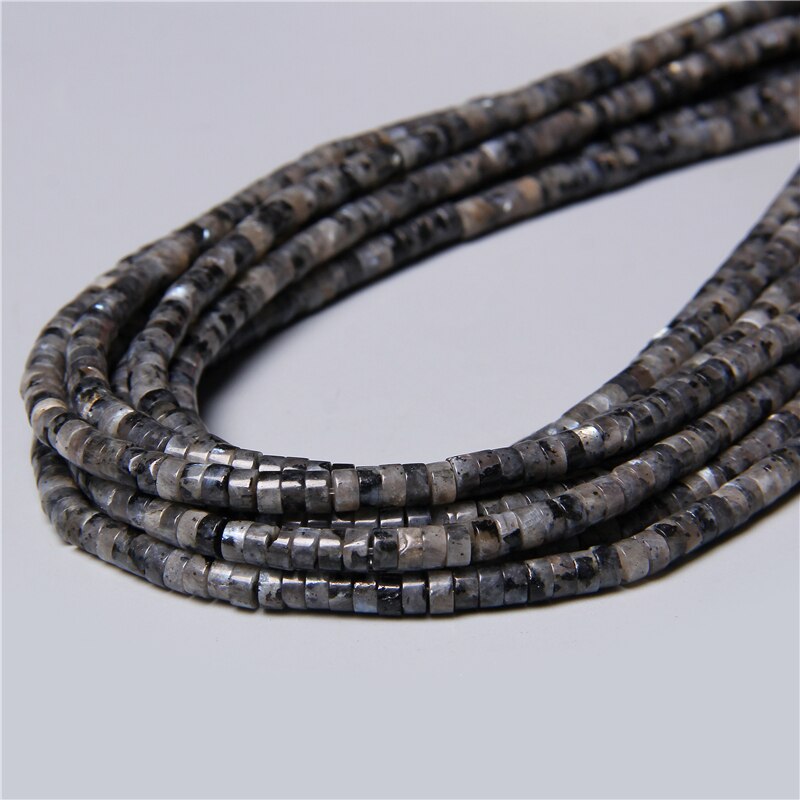 Natural Flat Disc Round Stone Crystal Jades Spacer Beads