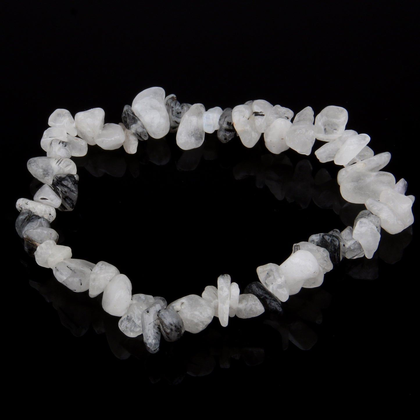 Natural Stone Chips Agates Bracelet Amethysts Crystal
