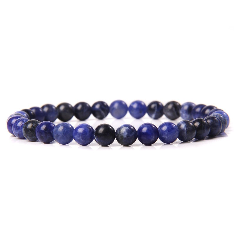 Blue Lapis Tiger Eye Agates Buddha Bracelets