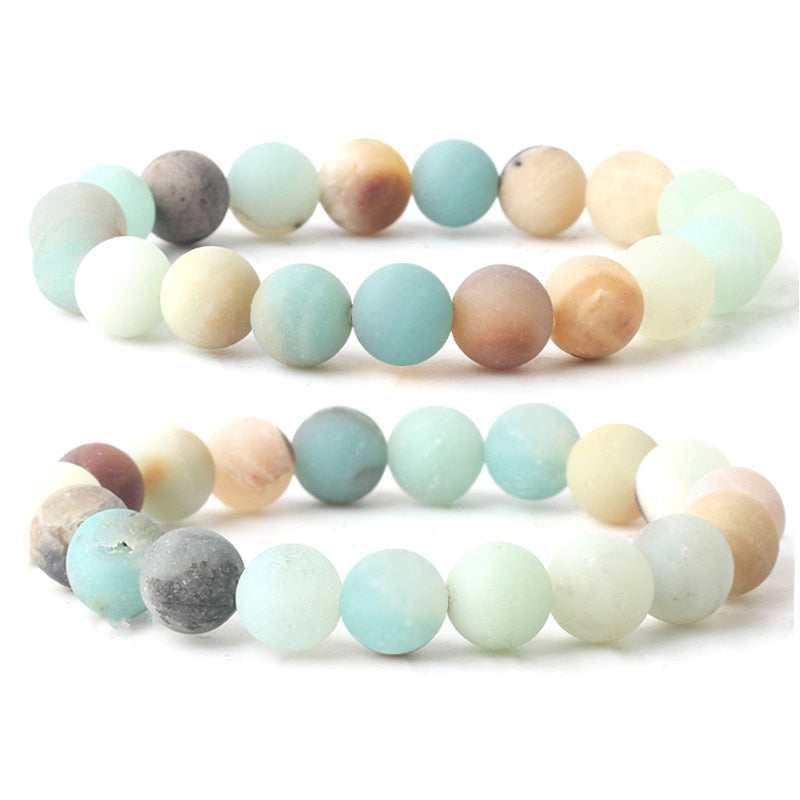 Healing Energy Amazonite Turquoises Bracelet