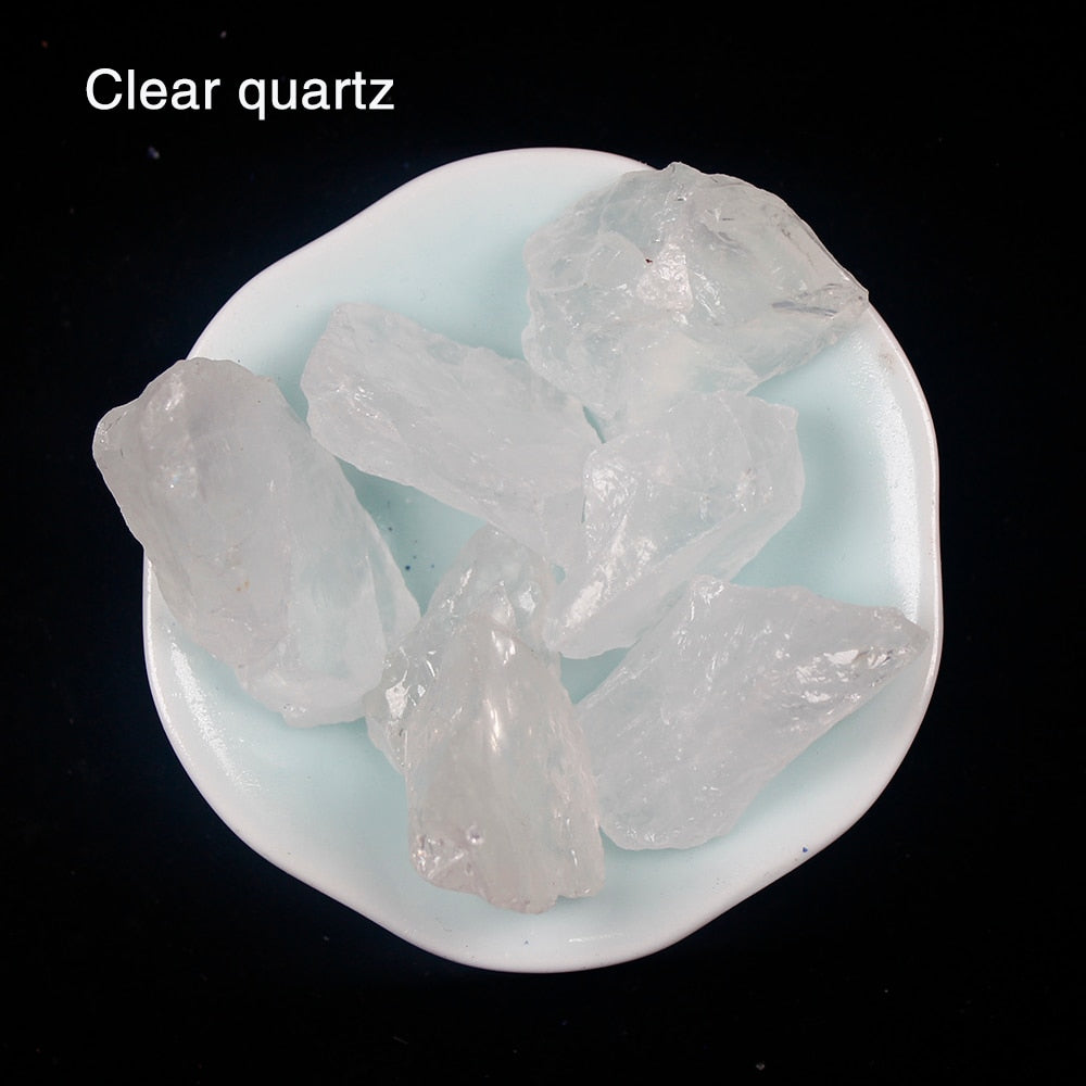 Irregular Crystal Quartz Rock Healing Ore Ornament