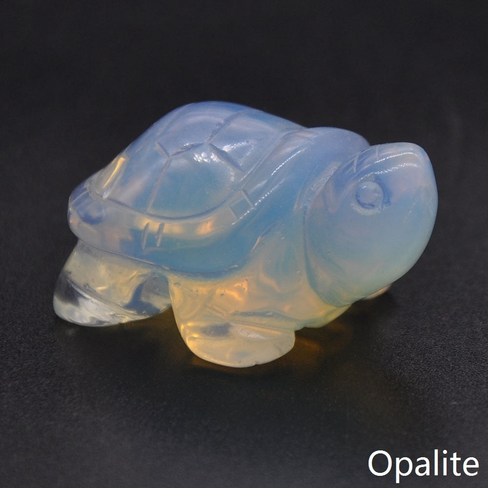 Turtle Tortoise Statue Natural Healing Crystal