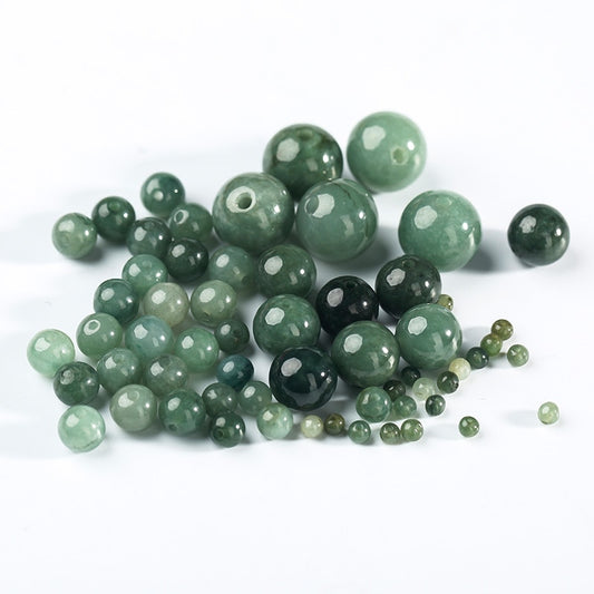 Natural Stone Round Beads Jades Emerald Beads