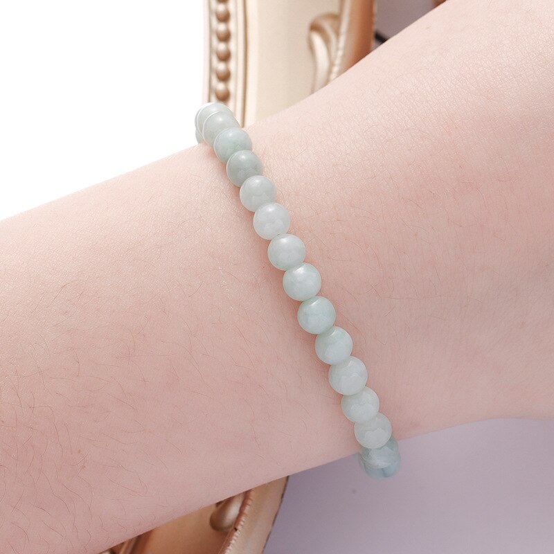 Natural Jade Beads Freshwater Pearls Strand Bracelets