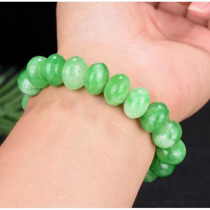 Genuine Natural Jade Bracelet Men Emerald Jades Stone