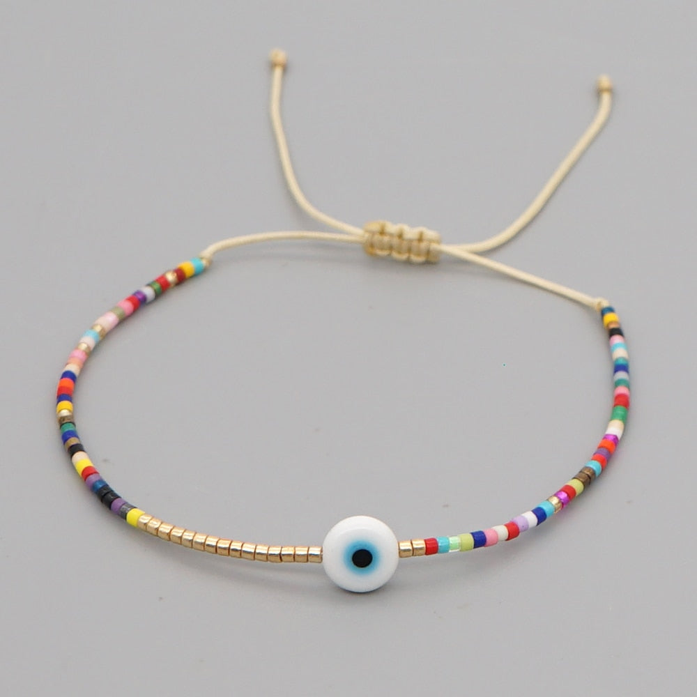 Greek Eye Braclet Turkish Evil Eye Bracelet Tiny String