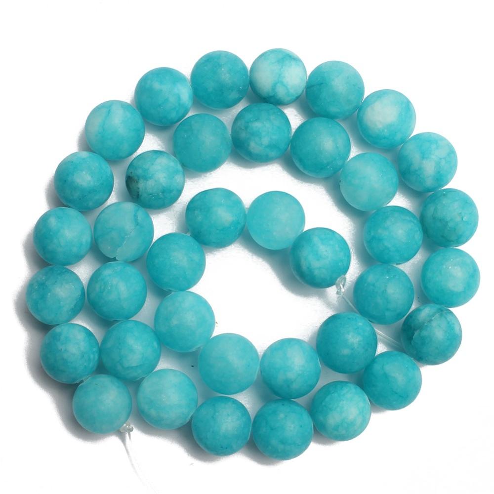 Matte Stone Beads Dull Polish Amazons Jades