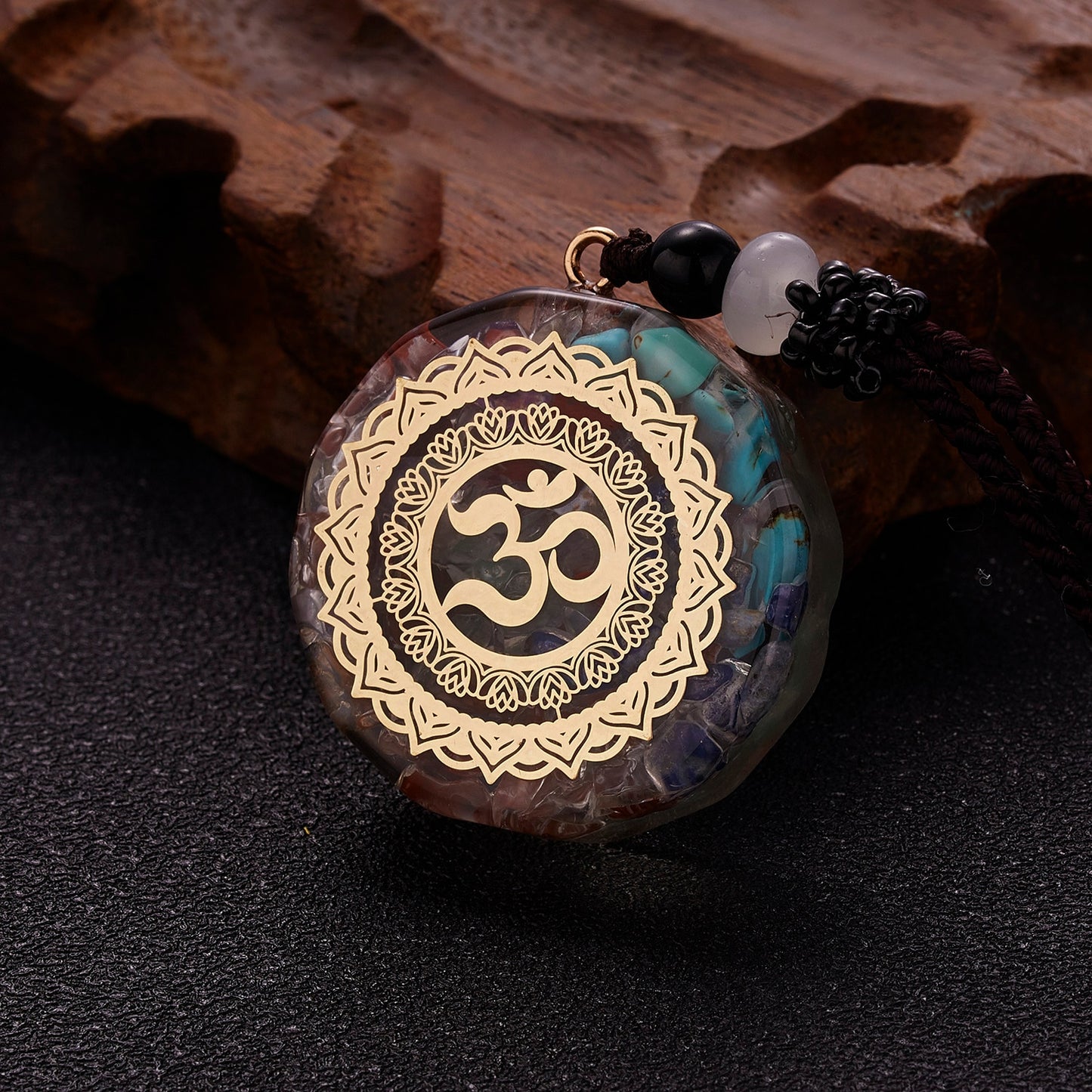 Charm Seven Chakras Healing Necklace