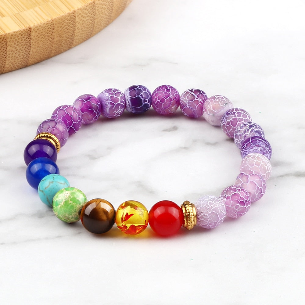 Chakra Beads Bracelet Fashion Charm Natural Stone