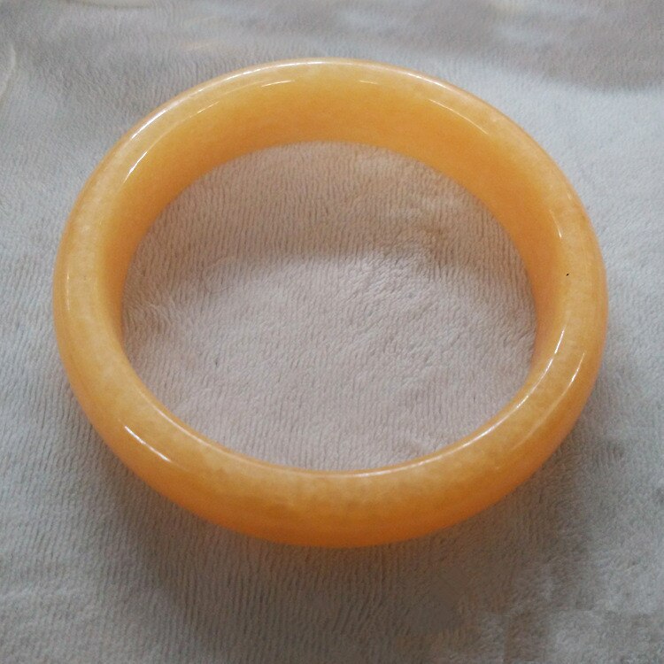 Natural Yellow Chinese Jade Bracelet Bangle