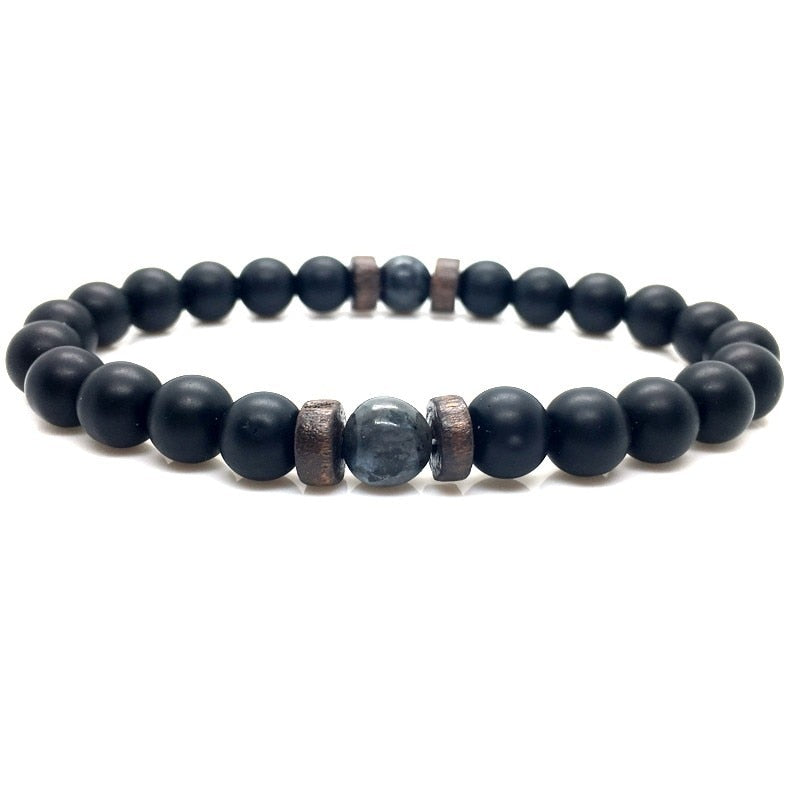 Wood Beads Bracelets Men Ethic Meditation