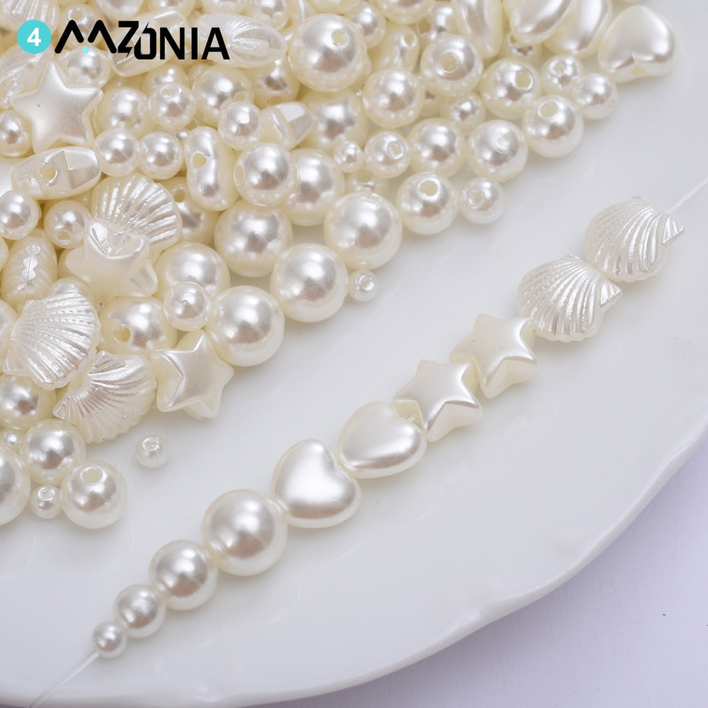 Pearl Beads Shells Star Heart Shape Beads