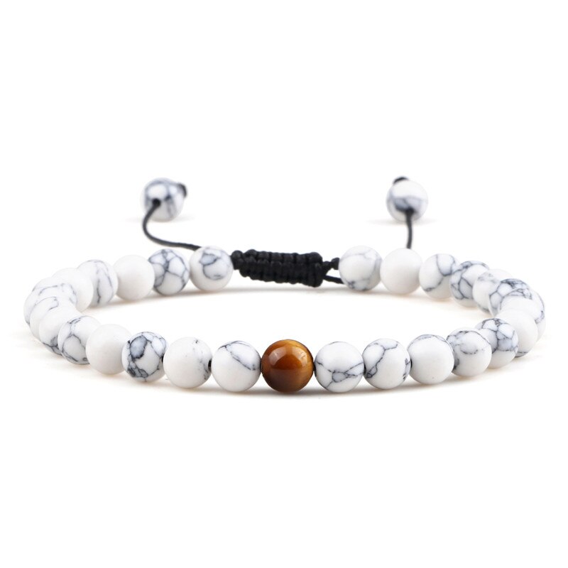 Handmade Adjustable Bracelet Natural Stone