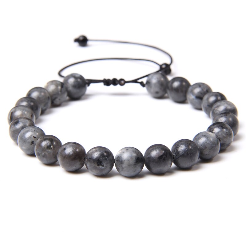 Adjustable Natural Stone Bracelet women Men Minimalist