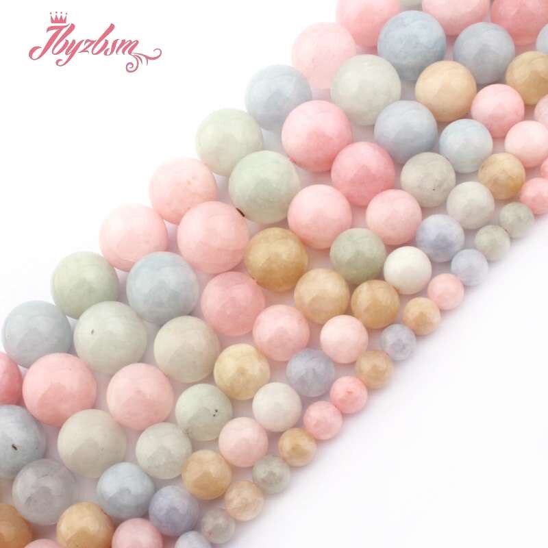 Beads Beryls Morgan Colorful Jades Smooth Stone