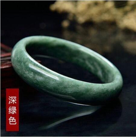 Genuine Natural Green Jade Bangle Bracelet
