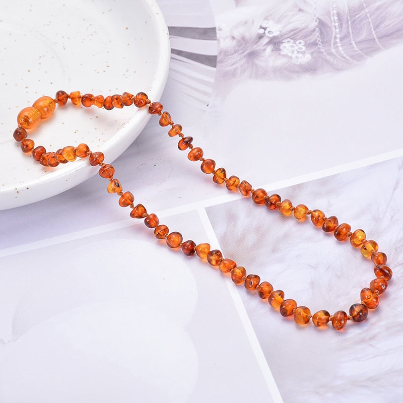 Natural Baltic Teething Ambers Necklace Amber Beads