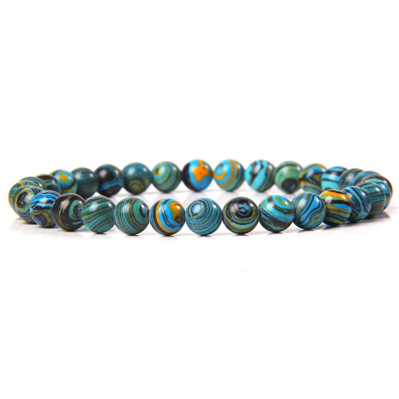 Blue Lapis Tiger Eye Agates Buddha Bracelets