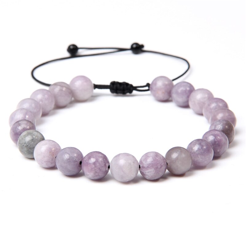 Adjustable Natural Stone Bracelet women Men Minimalist