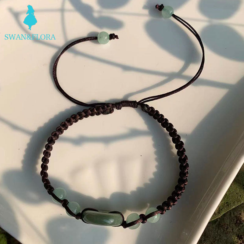 Natural Myanmar Jade Bracelet Jewelry Unisex Green