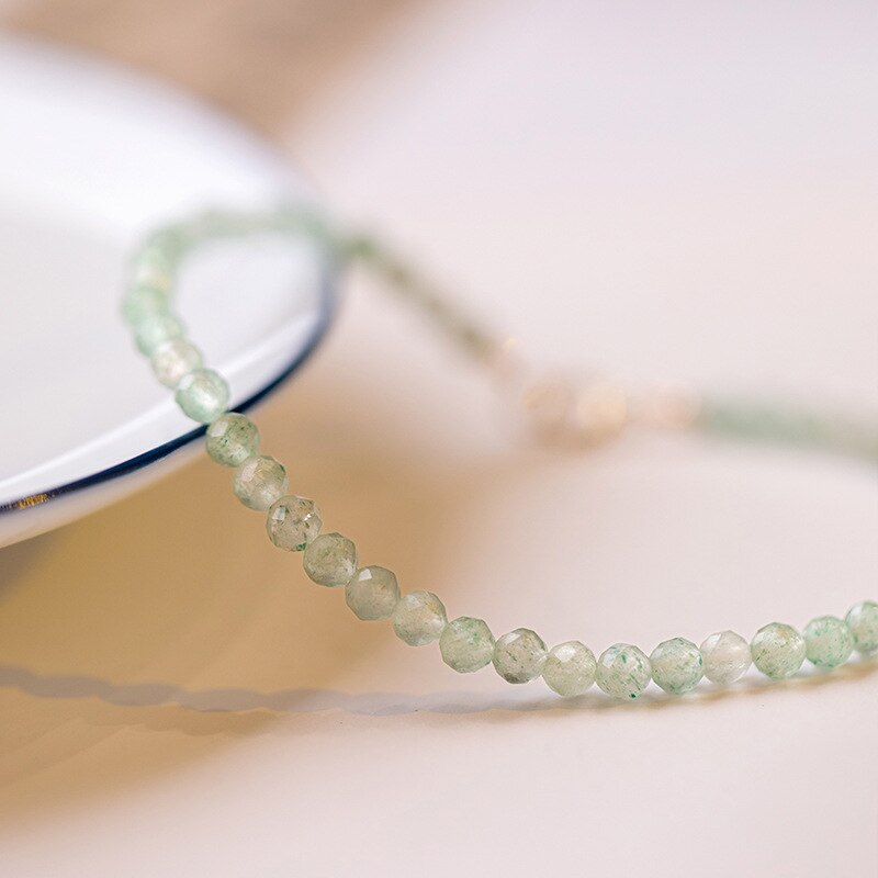 Round/Cut Stone Natural Jade Beads Beaded Bracelets
