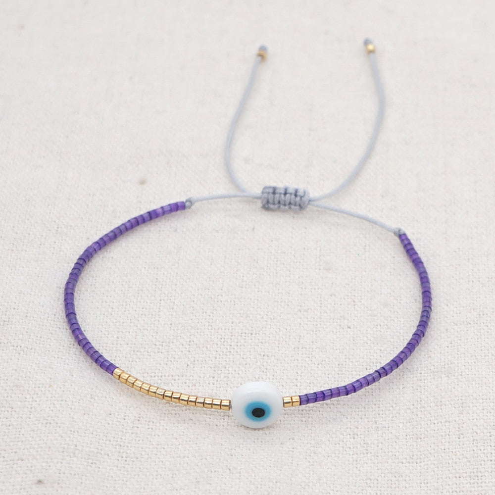 Greek Eye Braclet Turkish Evil Eye Bracelet Tiny String