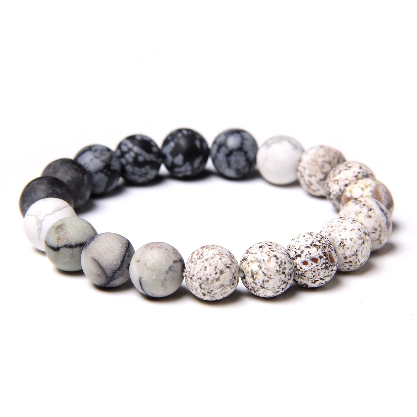 Universe Eight Planets Bracelet Men Natural Stone