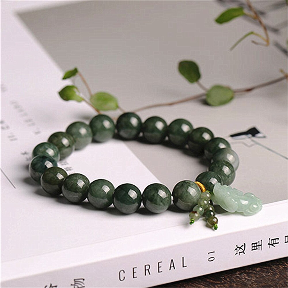 Natural Grade A Jade Jadeite Round Bead