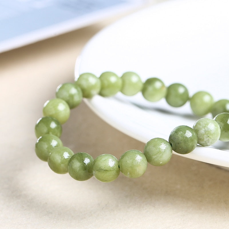 JD Natural Stone Bracelet Green Southern Jade