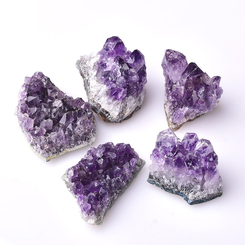 Amethyst Crystal Cluster Quartz Raw Crystals Healing Stone