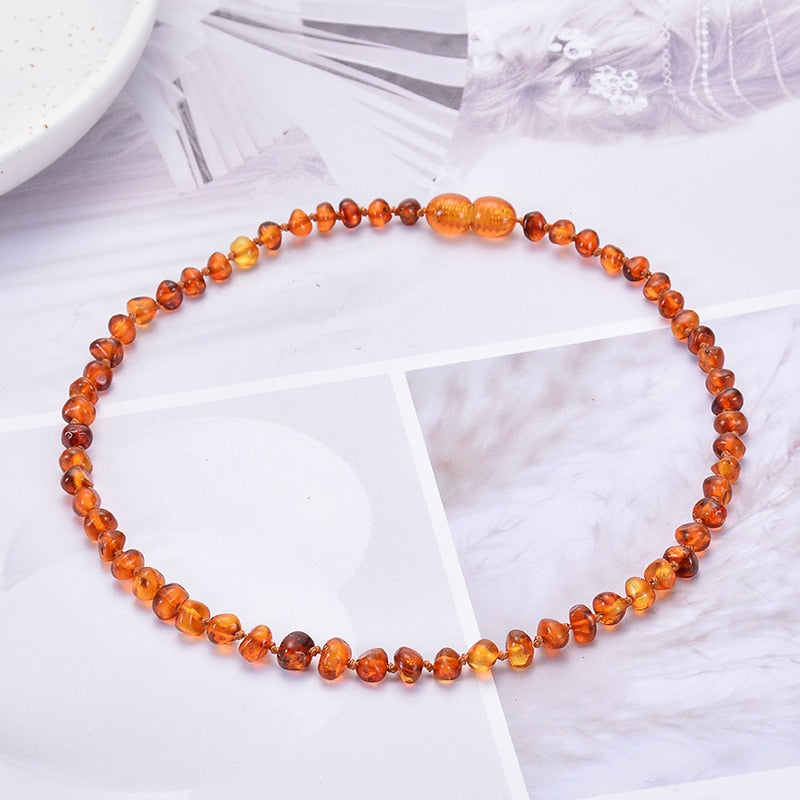 Natural Baltic Teething Ambers Necklace Amber Beads