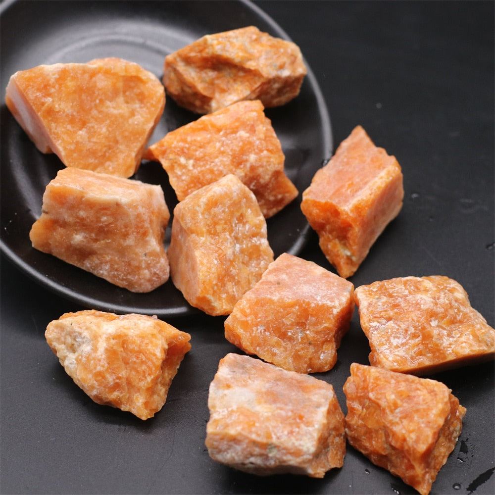 Natural Raw Sunstone Crystal Quartz Irregular Rough