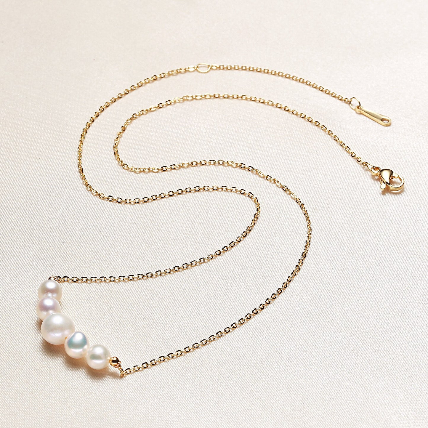 Natural freshwater pearls beaded pearls