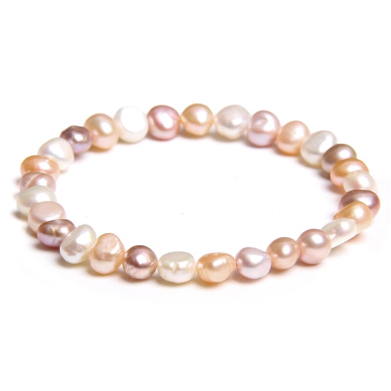 Natural Freshwater Pearls Bracelets Women Bangles