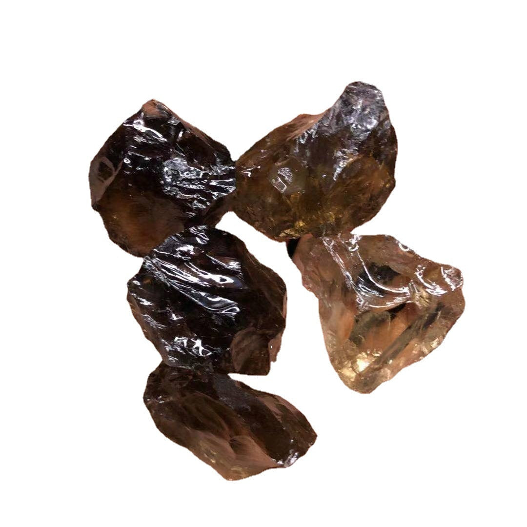 100g Natural Smoky Quartz Raw Stone Mine Tea