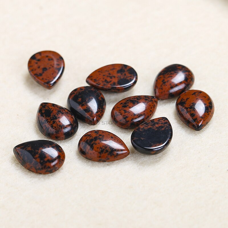 20Pcs Natural Stones Tiger Eye Agate Quartz