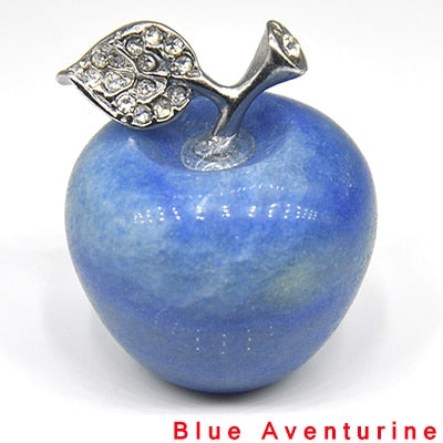 Apple Figurine Natural Stones Healing Crystals Statue