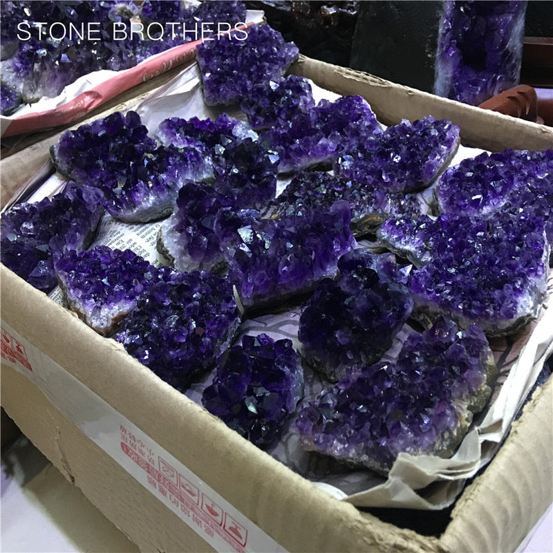 Natural Raw Amethyst Quartz Purple Crystal