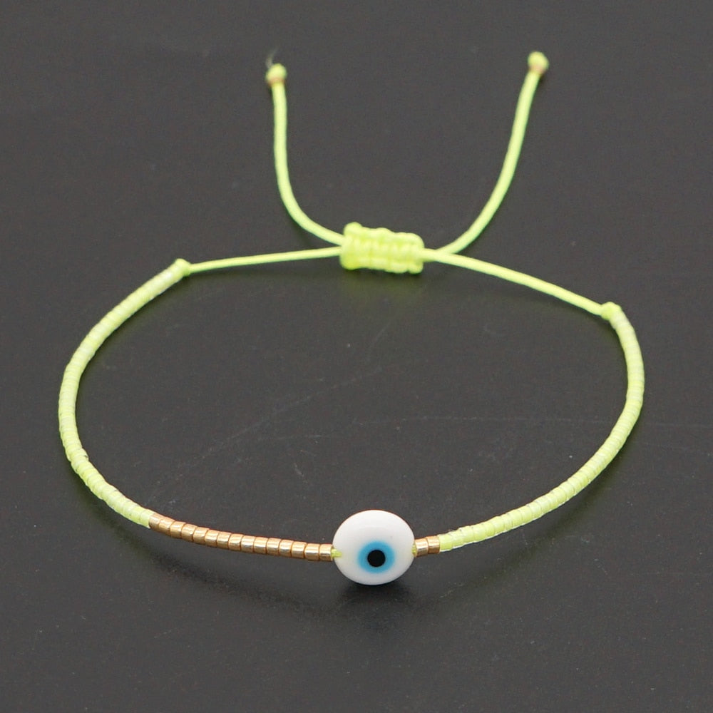 Greek Eye Braclet Turkish Evil Eye Bracelet Tiny String