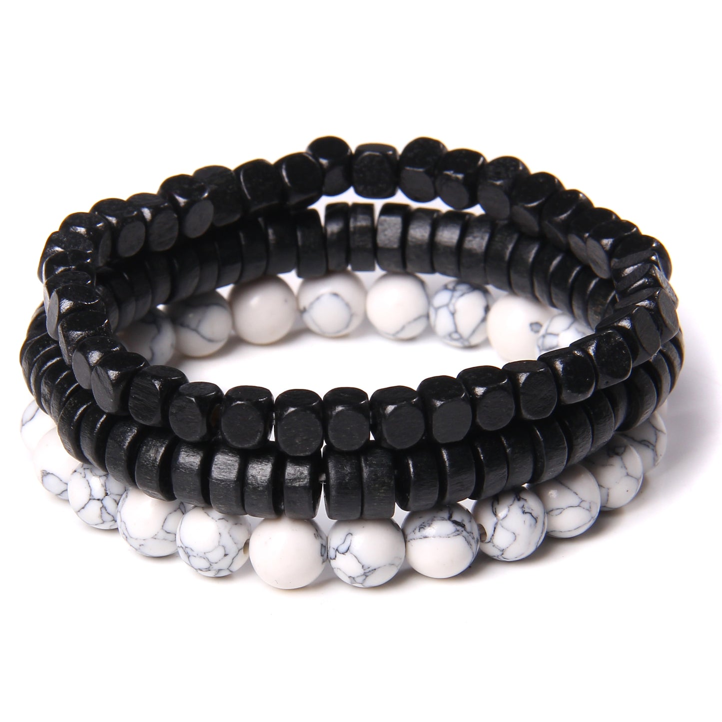 Fashion Natural Stone Beads Men Bracelet Multilayer