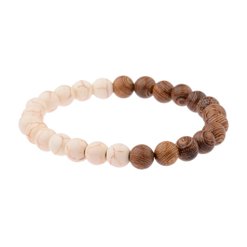 Wood Beads Bracelets Men Ethic Meditation