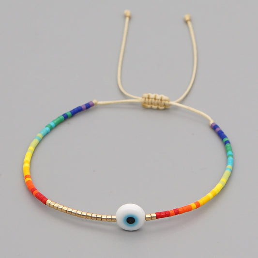 Greek Eye Braclet Turkish Evil Eye Bracelet Tiny String