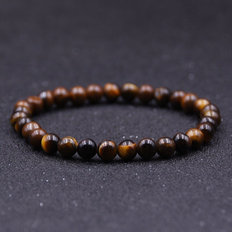 100% Real Natural Tiger Eyes Bracelet Men Women