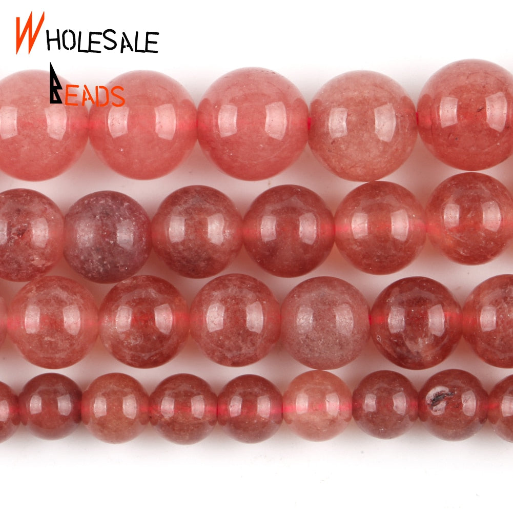 Natural Stone Aquamarines Chalcedony Jades Pink